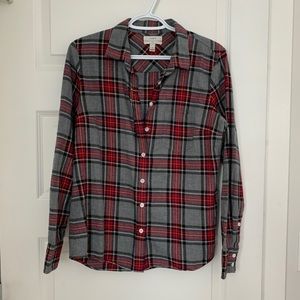 Jcrew plaid button up